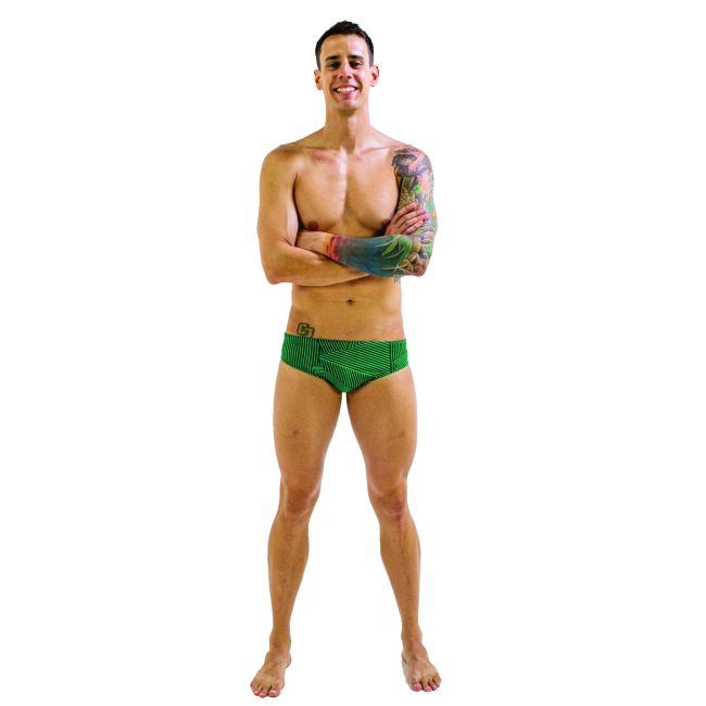 Finis - Slip inot barbati - Verde maze
