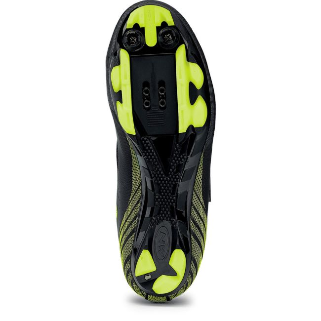 Northwave Origin - pantofi pentru ciclism MTB - negru-galben-fluorescent