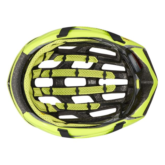 Specialized - casca ciclism sosea - S-Works Prevail II cu ANGI - galben fluo