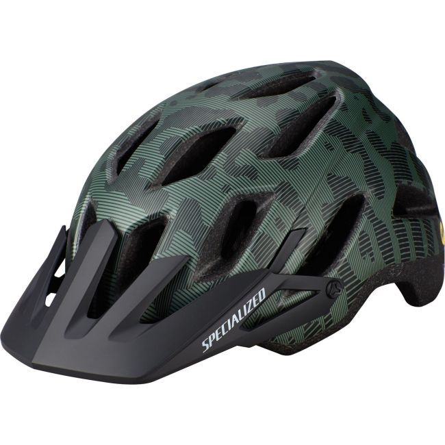 Specialized - casca ciclism sosea Ambush Comp MIPS cu ANGI - negru verde Sage