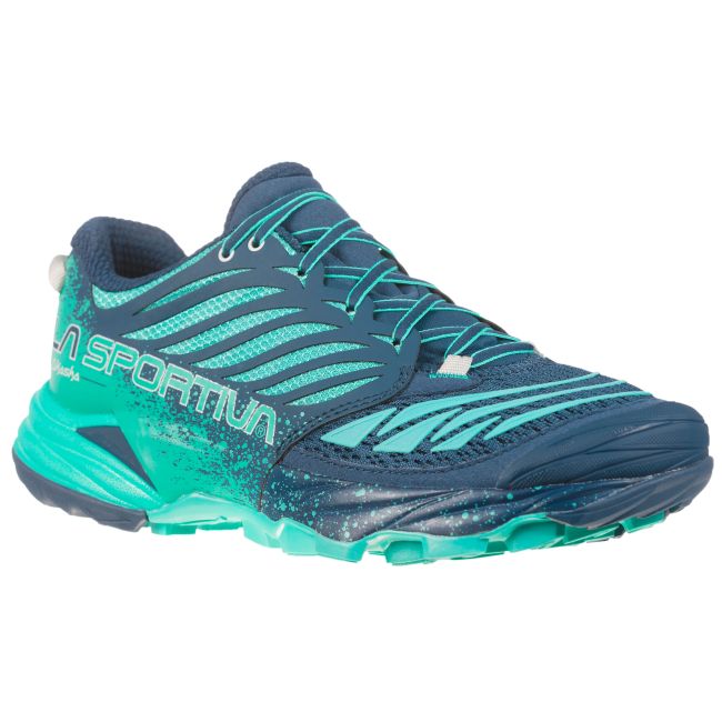 La Sportiva - Akasha pantofi alergare montana pentru femei - Albastru Opal Aqua