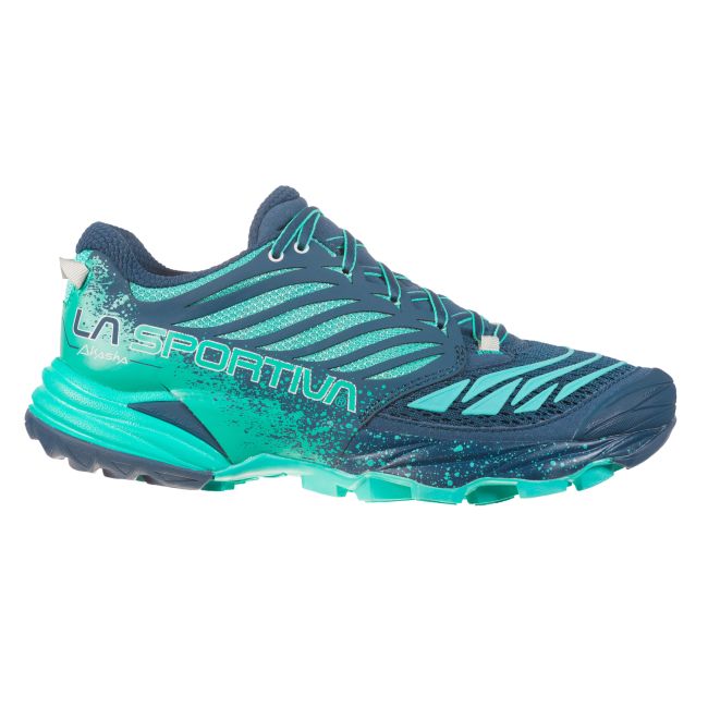 La Sportiva - Akasha pantofi alergare montana pentru femei - Albastru Opal Aqua