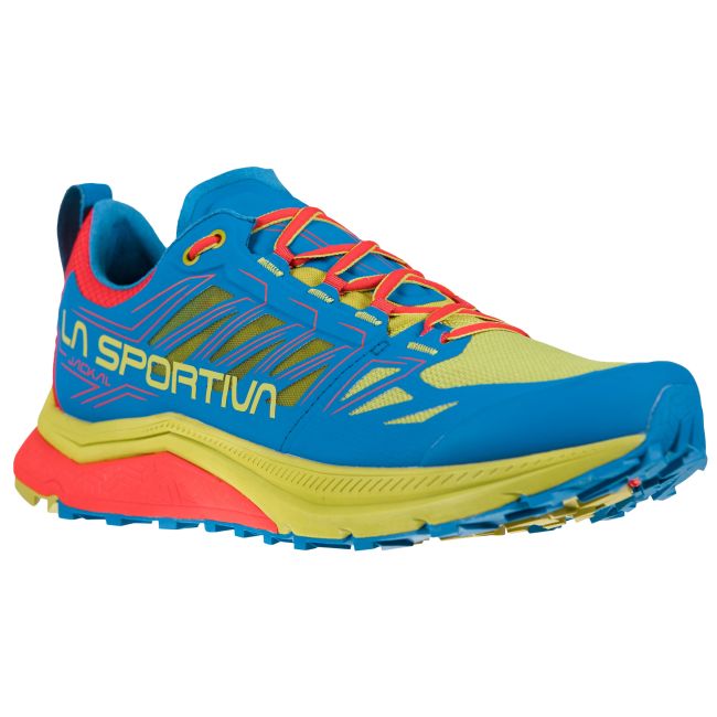 La Sportiva - Jackal pantofi alergare montana pentru barbati - Neptune Kiwi Albastru Galben