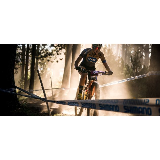 Orbea Oiz M30 - bicicleta MTB full suspension XC 29" - albastru-rosu