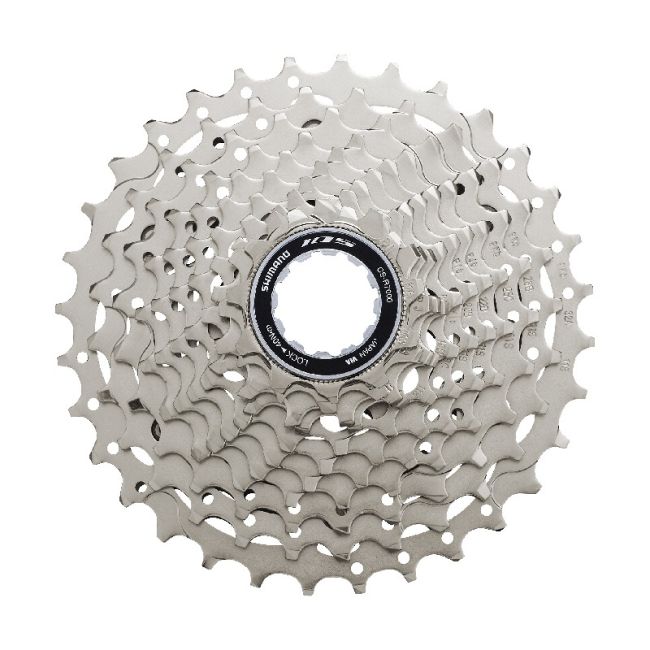 Shimano - bloc caseta pinioane pentru cursiere - 105 CS-HG700-11 - 11 viteze - 11-34T