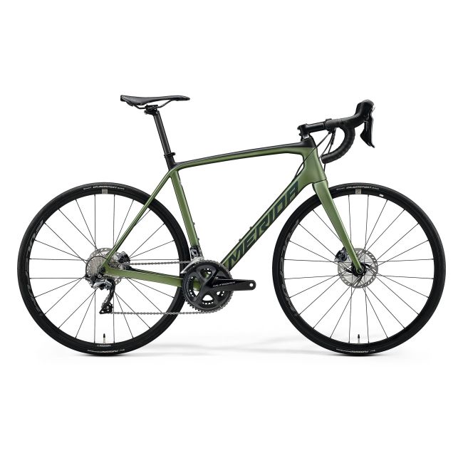 Merida SCULTURA DISC 6000 - verde negru - bicicleta sosea