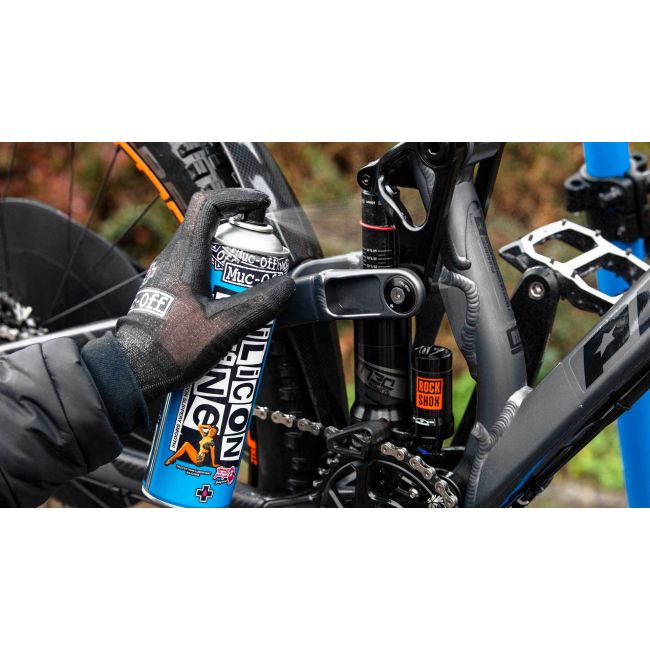 Muc-Off - Spray Silicon Shine pentru bicicleta si componente - 500 ml