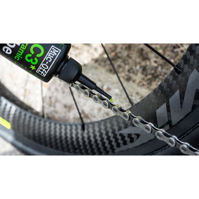 Muc-Off - Ulei Lubrifiant Ceramic C3 pentru lant - Dry - 120ml