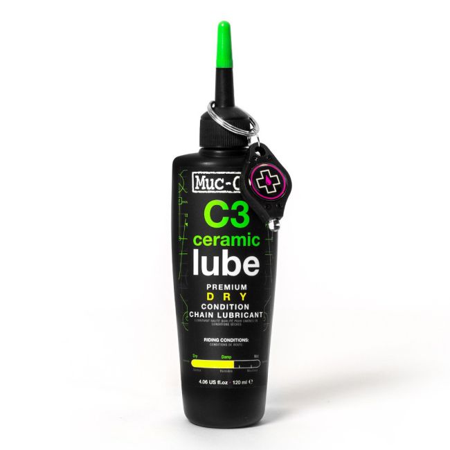 Muc-Off - Ulei Lubrifiant Ceramic C3 pentru lant - Dry - 120ml