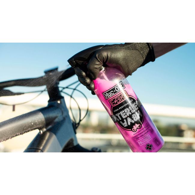 Muc-Off - Waterless Wash Bike Cleaner e-Bike - Solutie curatare bicicleta fara apa pentru biciclete electrice - 750ml