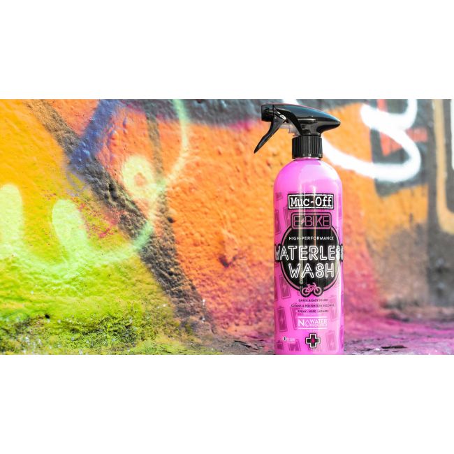 Muc-Off - Waterless Wash Bike Cleaner e-Bike - Solutie curatare bicicleta fara apa pentru biciclete electrice - 750ml