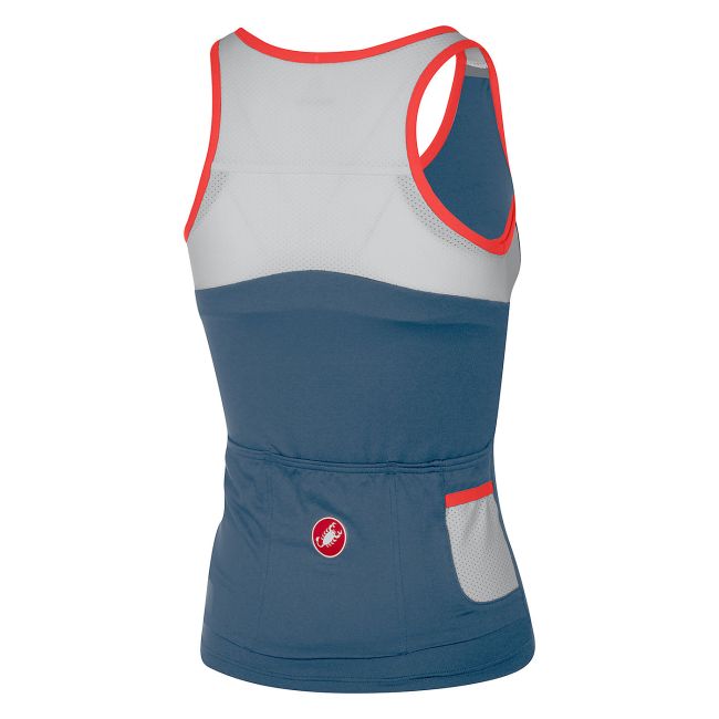 Castelli Solare Top W - maiou pentru ciclism - Bleumarin