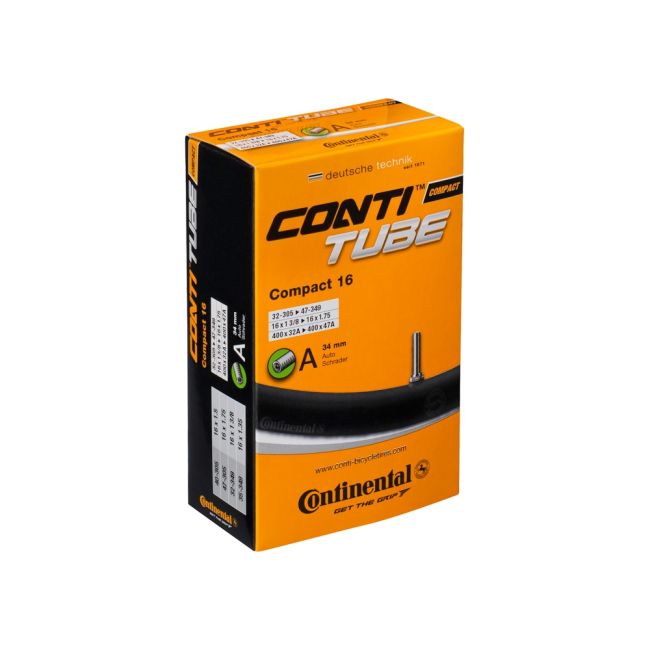Continental - camera bicicleta copii 16" - 16"x1.375-> 16"x1.75 - 35-305-> 47-349 - 400x32A-> 400x47A - valva auto 34mm