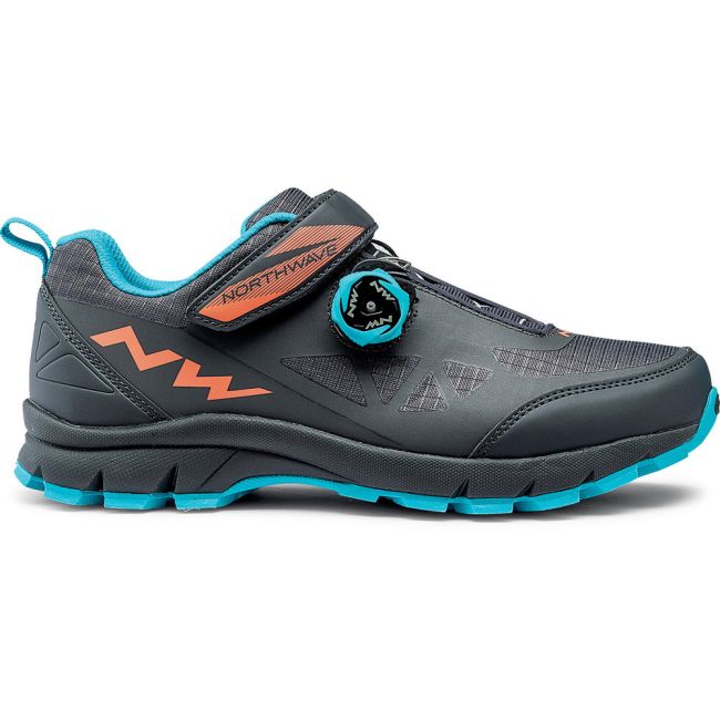 Northwave -  pantofi ciclism mtb all terrain pentru femei Corsair W shoes - gri inchis albastru