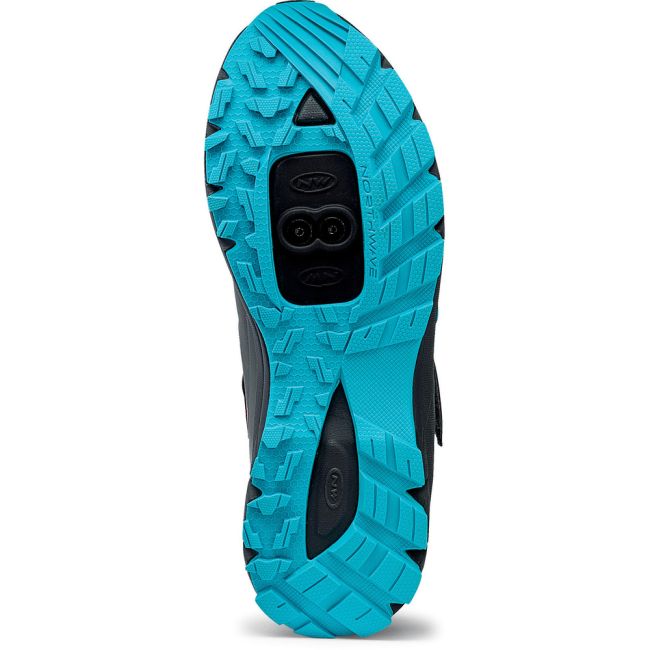 Northwave -  pantofi ciclism mtb all terrain pentru femei Corsair W shoes - gri inchis albastru