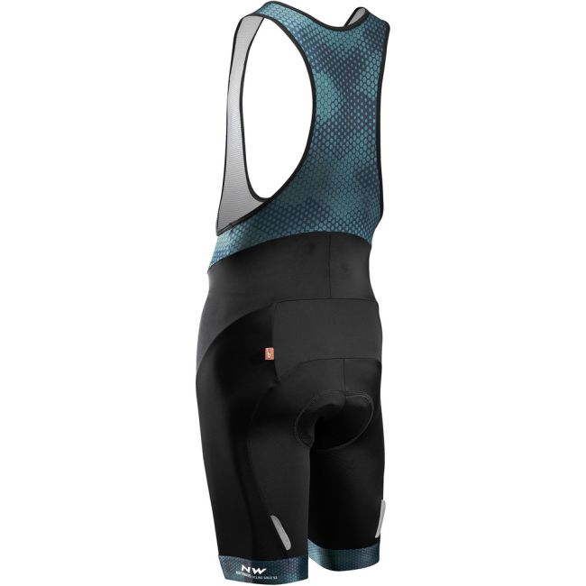 Northwave - Bibshorts Origin - pantaloni scurti pentru ciclism cu bretele - negru albastru