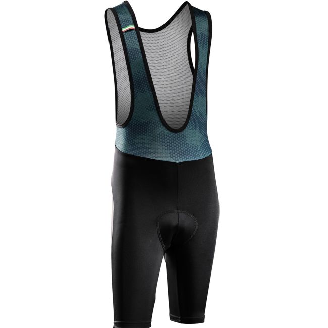 Northwave - pantaloni ciclism scurti cu bretele pentru copii Origin Junior bibshorts - negru bleumarin