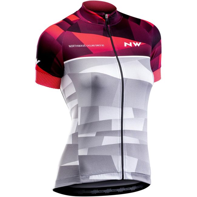 Northwave Origin W - tricou cu maneca scurta pentru ciclism femei - magenta gri