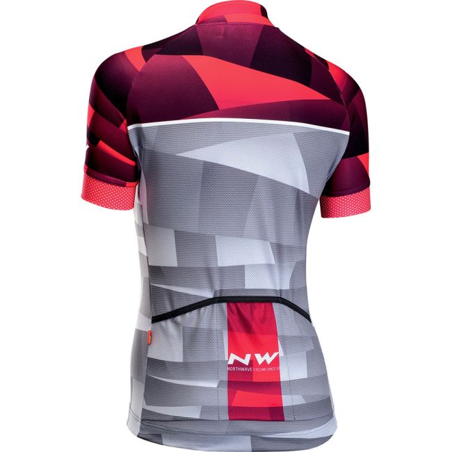 Northwave Origin W - tricou cu maneca scurta pentru ciclism femei - magenta gri