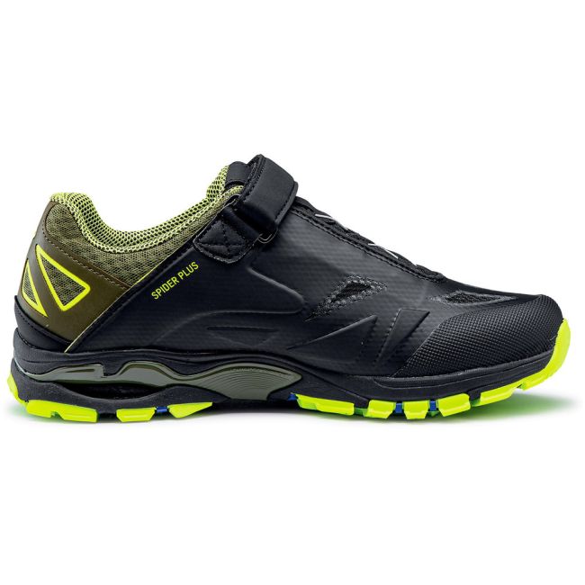 Northwave Spider Plus 2 - pantofi pentru ciclism MTB All Mountain - negru verde