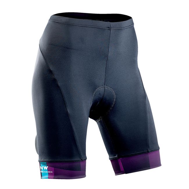Northwave pantaloni scurti pentru ciclism femei Origin - negru mov
