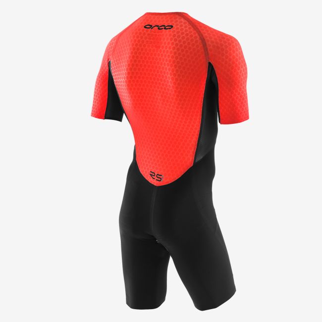 Orca RS1 Kona Aero Race - costum trisuit pentru triatlon - negru-rosu