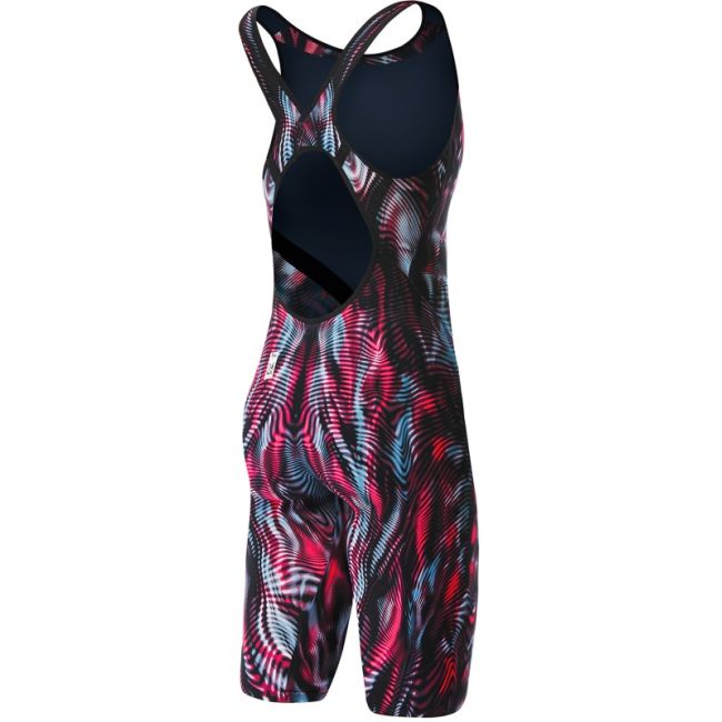 TYR - costum tehnic inot femei - Venzo Open Back - rosu-alb