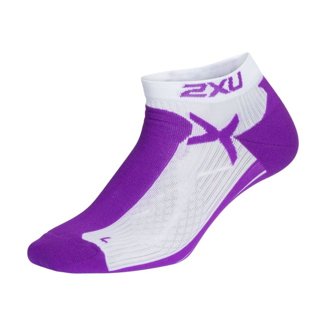 2XU - Sosete - Low Rise Sock W - Alb-Mov