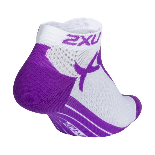 2XU - Sosete - Low Rise Sock W - Alb-Mov