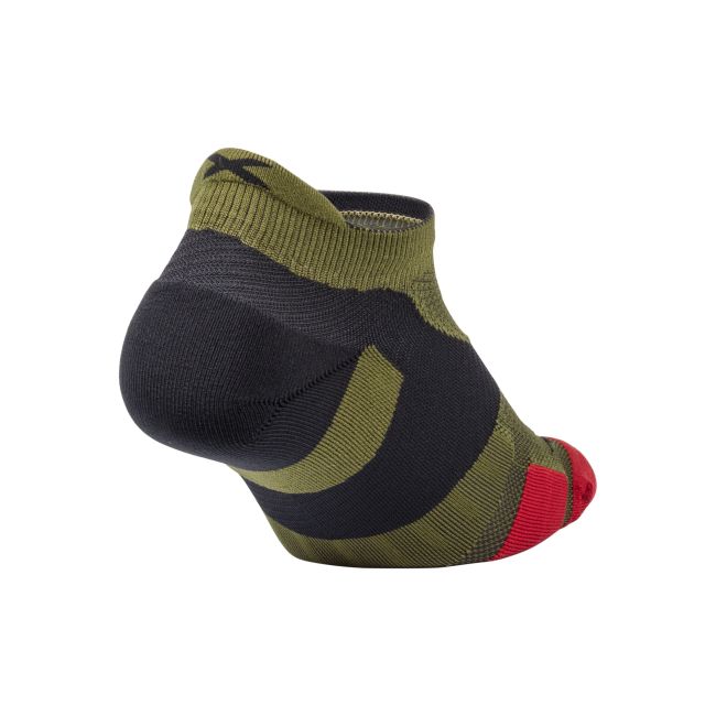 2XU - Sosete Vectr LightCushion No Show - olive-gri