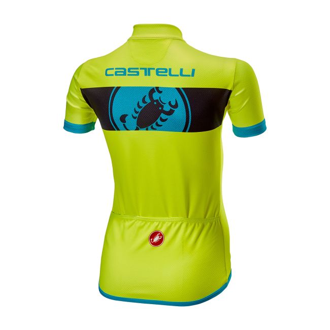 Castelli Future Racer Kid - Tricou cu maneca scurta pentru bicicleta - galben-fluo