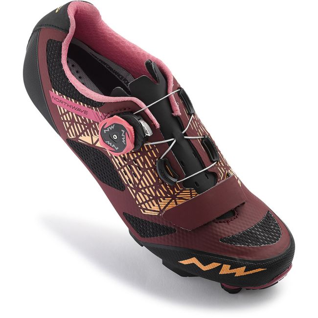 Northwave Razer W - pantofi MTB - rosu-negru