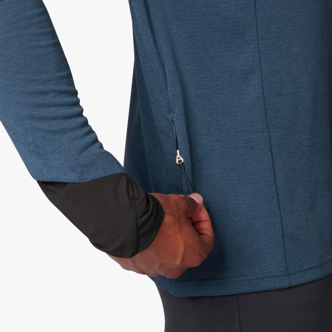 On Bluza cu maneca lunga - bleumarin