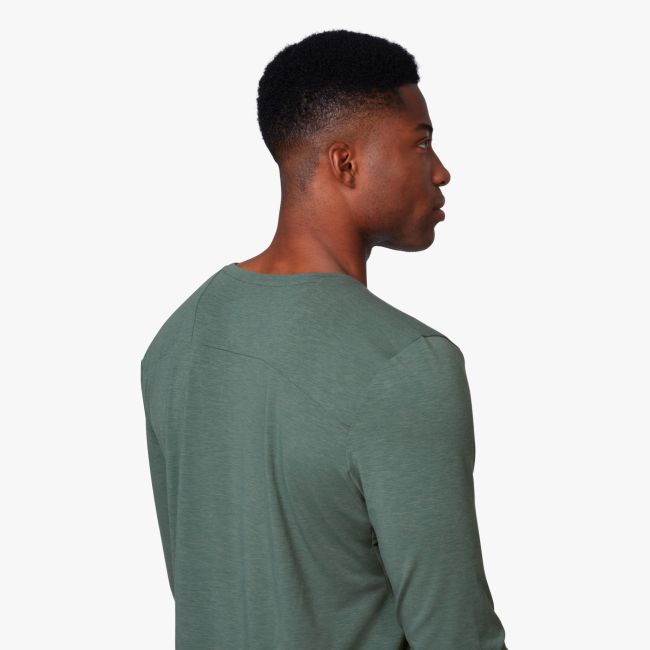 On Bluza cu maneca lunga Comfort Long-T - Olive