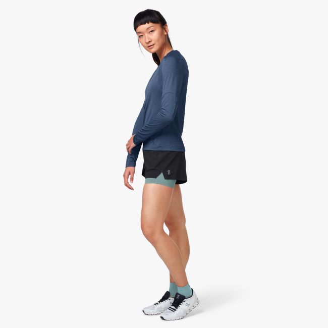 On Bluza cu maneca lunga Performance Long-T W - bluemarin