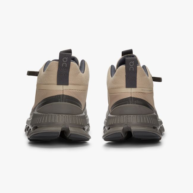 On Cloud Hi - pantofi sport pentru femei - crem Sand gri Eclipse