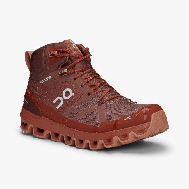 On Cloudrock Waterproof ghete rezistente la apa femei - visiniu maro