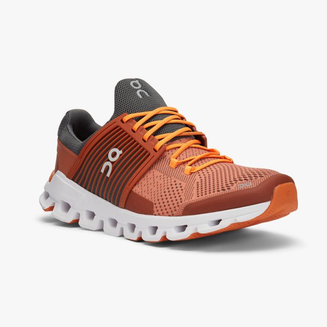 On Cloudswift - pantofi sport pentru barbati -portocaliu Rust Rock