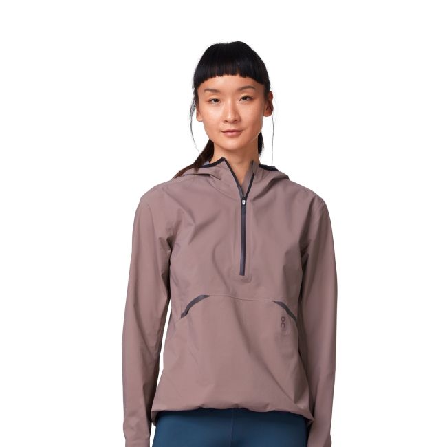 On Running - jacheta Waterproof pentru femei Anorak W - Roz Pudra