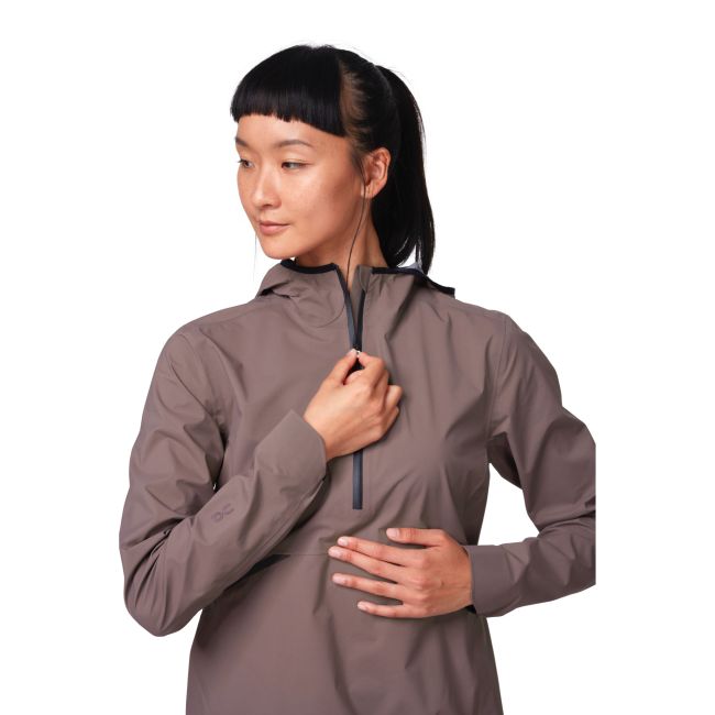On Running - jacheta Waterproof pentru femei Anorak W - Roz Pudra