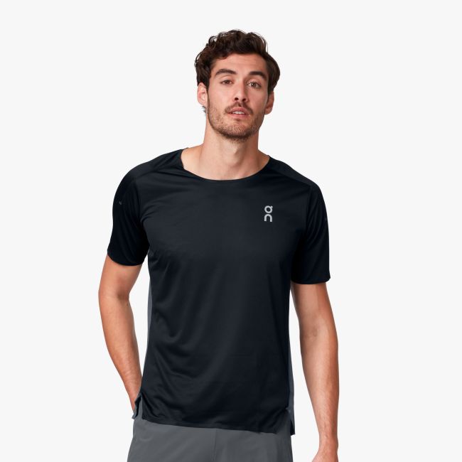 On Tricou Performance-T - Negru Gri