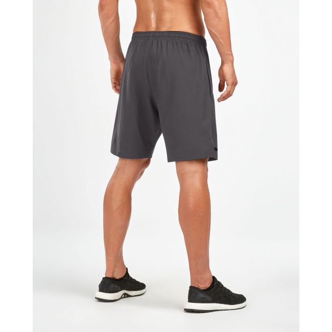 2XU - Short alergare 2 in 1 Compresie 9" - negru gri carbune