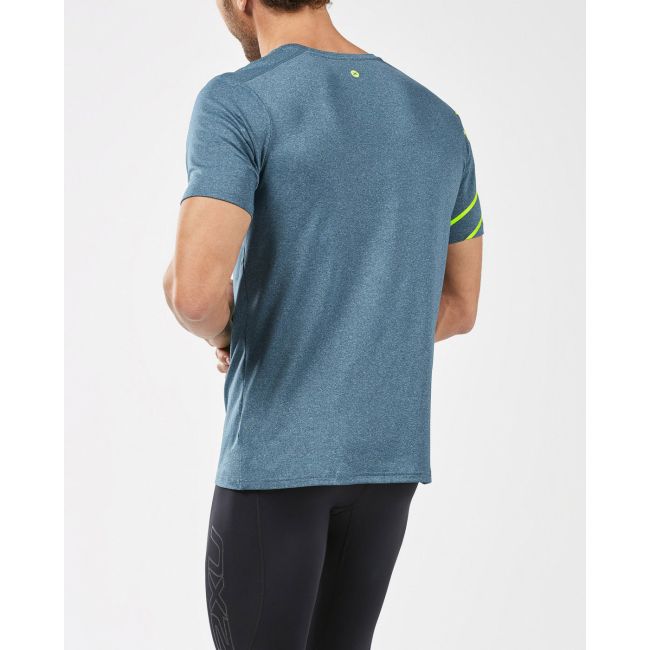 2XU - Tricou tehnic barbati XCTRL Energise SS Tee - albastru Coral