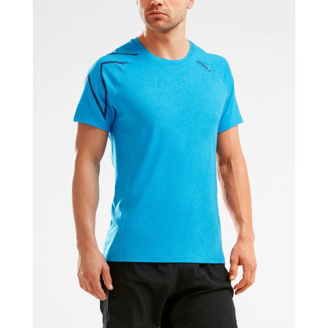 2XU - Tricou tehnic maneca scurta barbati XCTRL SS Tee - albastru