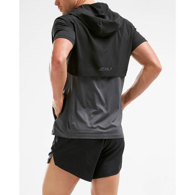 2XU  jacheta alergare barbati GHST 2 in 1 Jacket - negru