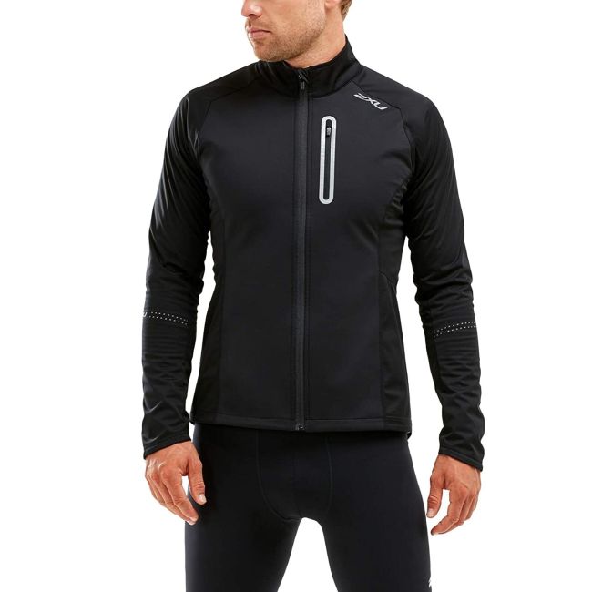 2XU geaca vreme rece barbati Wind Defence Membrane Jacket - negru