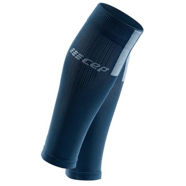 CEP - Compresie gamba barbati Calf Sleeves 3.0 - albastru inchis gri