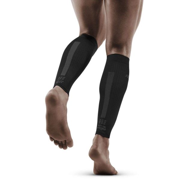 CEP - Compresie gamba barbati Calf Sleeves 3.0 - negru gri inchis
