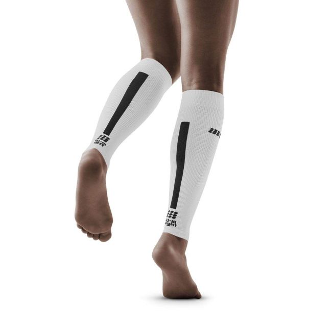 CEP - Compresie gamba femei Calf Sleeves 3.0 - alb gri inchis