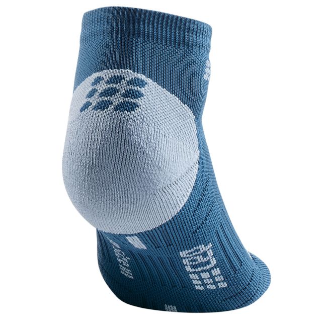 CEP - sosete de compresie peste glezna 8cm pentru femei Low Cut 3.0 - albastru gri